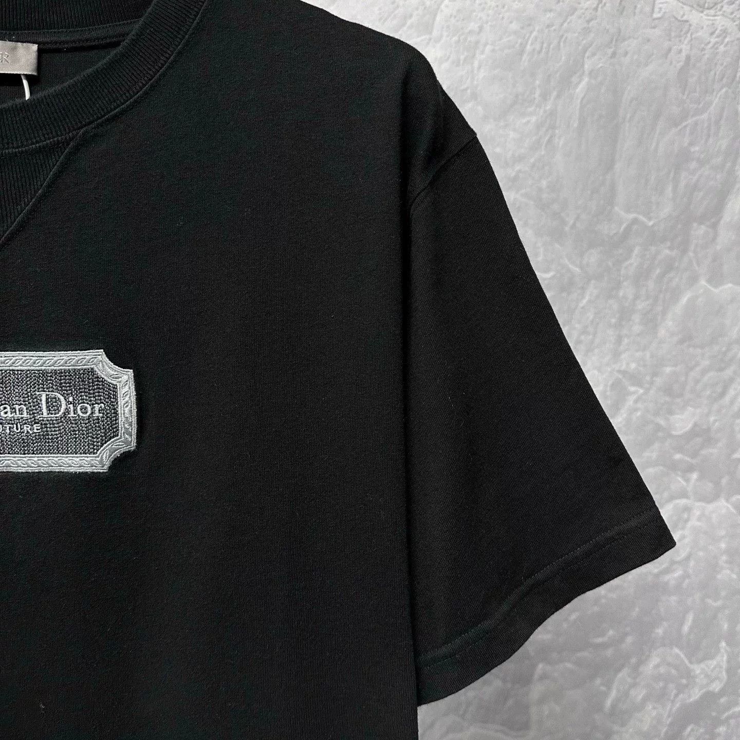 Dior christian dior logo embroidered black short sleeve Size US XL / EU 56 / 4 - 3 Thumbnail