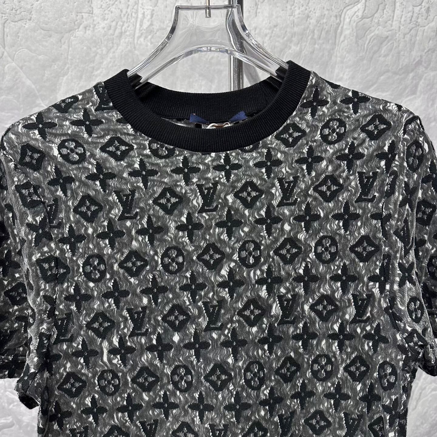 Louis Vuitton louis vuitton short sleeve logo t-shirt Size L / US 10 / IT 46 - 2 Thumbnail