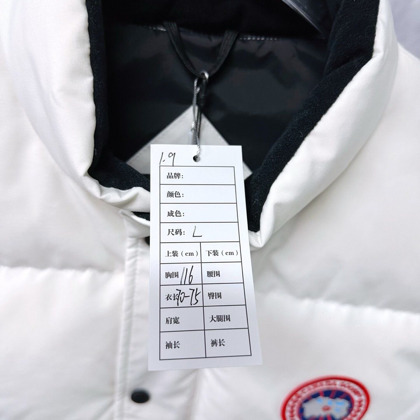 Canada Goose canada goose white down vest with logo Size US L / EU 52-54 / 3 - 5 Thumbnail