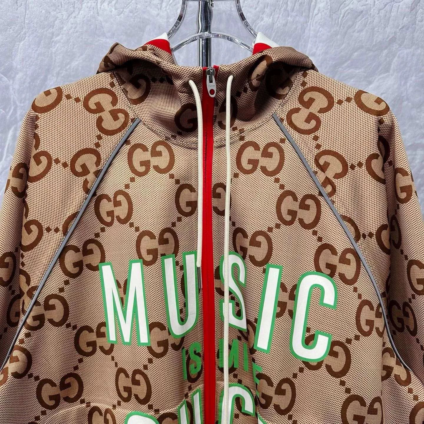 Gucci gucci double g logo hoodie jacket Size US XL / EU 56 / 4 - 2 Thumbnail