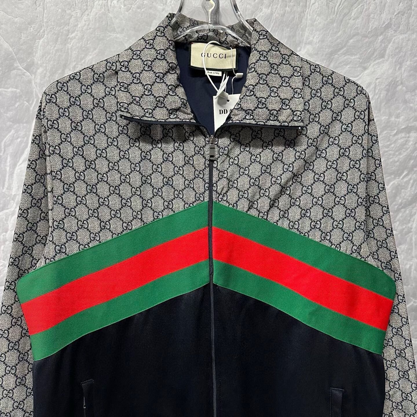 Gucci gucci patterned jacket with red green trim Size XS / US 0-2 / IT 36-38 - 2 Thumbnail