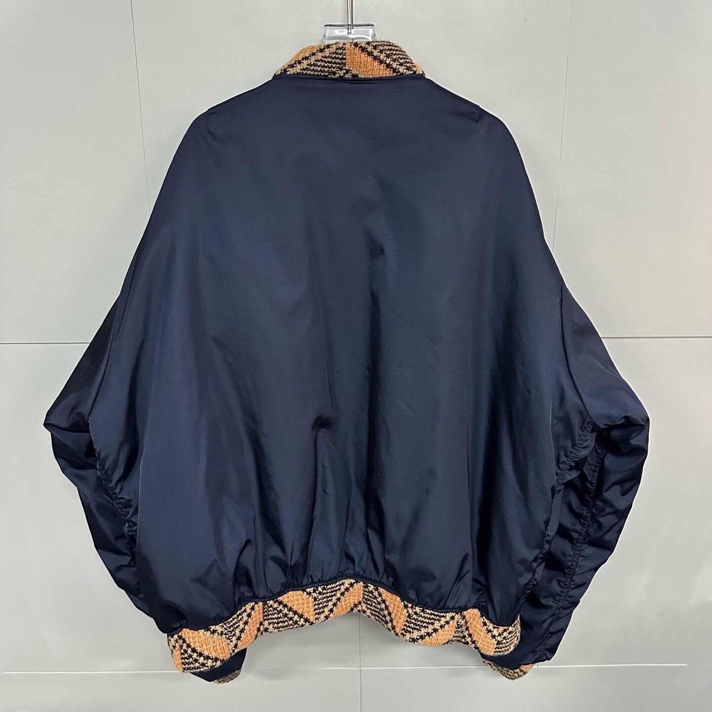 Prada prada metal triangle badge jacket in navy Size US XXL / EU 58 / 5 - 4 Thumbnail