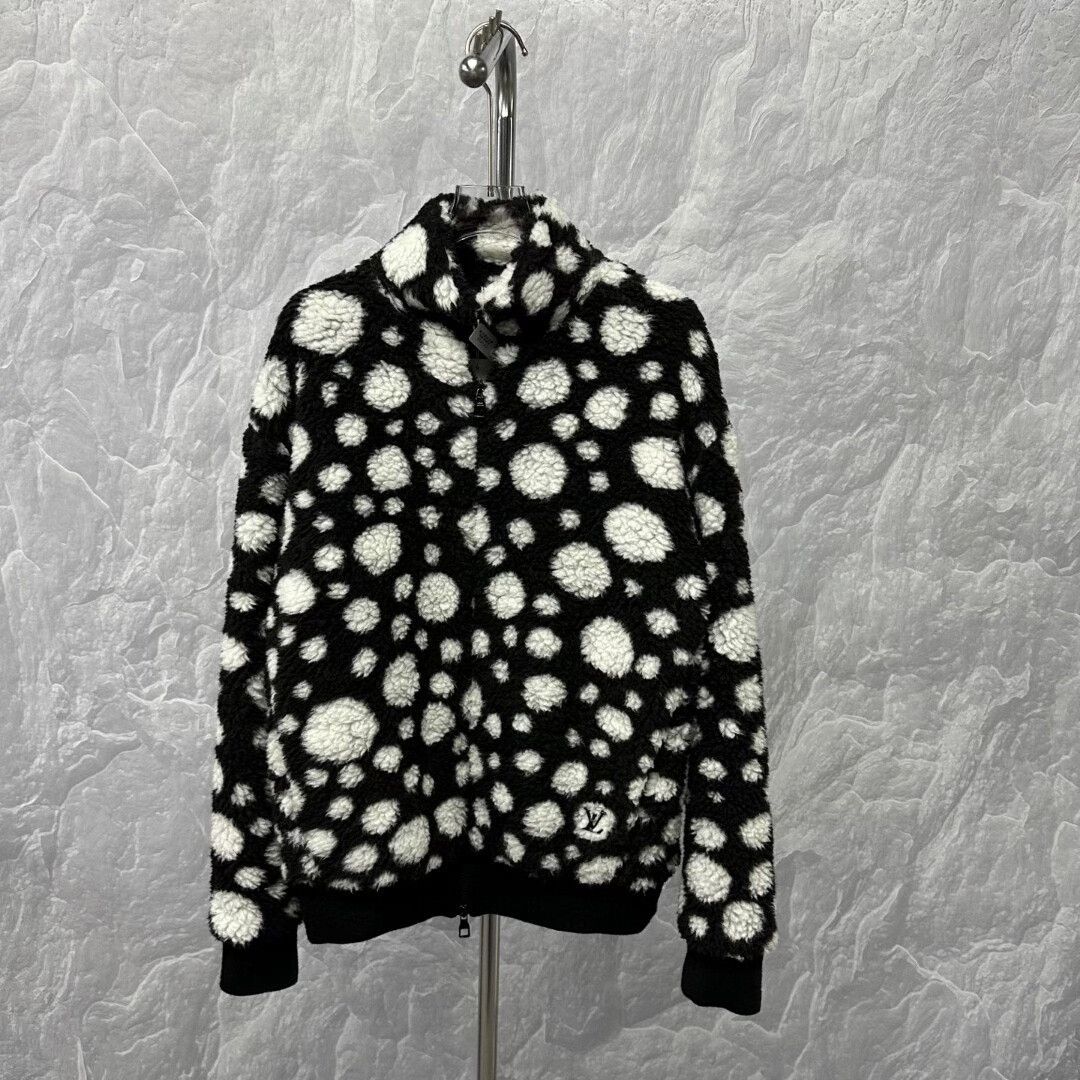 Louis Vuitton louis vuitton black and white polka dot jacket Size S / US 4 / IT 40 - 2 Thumbnail