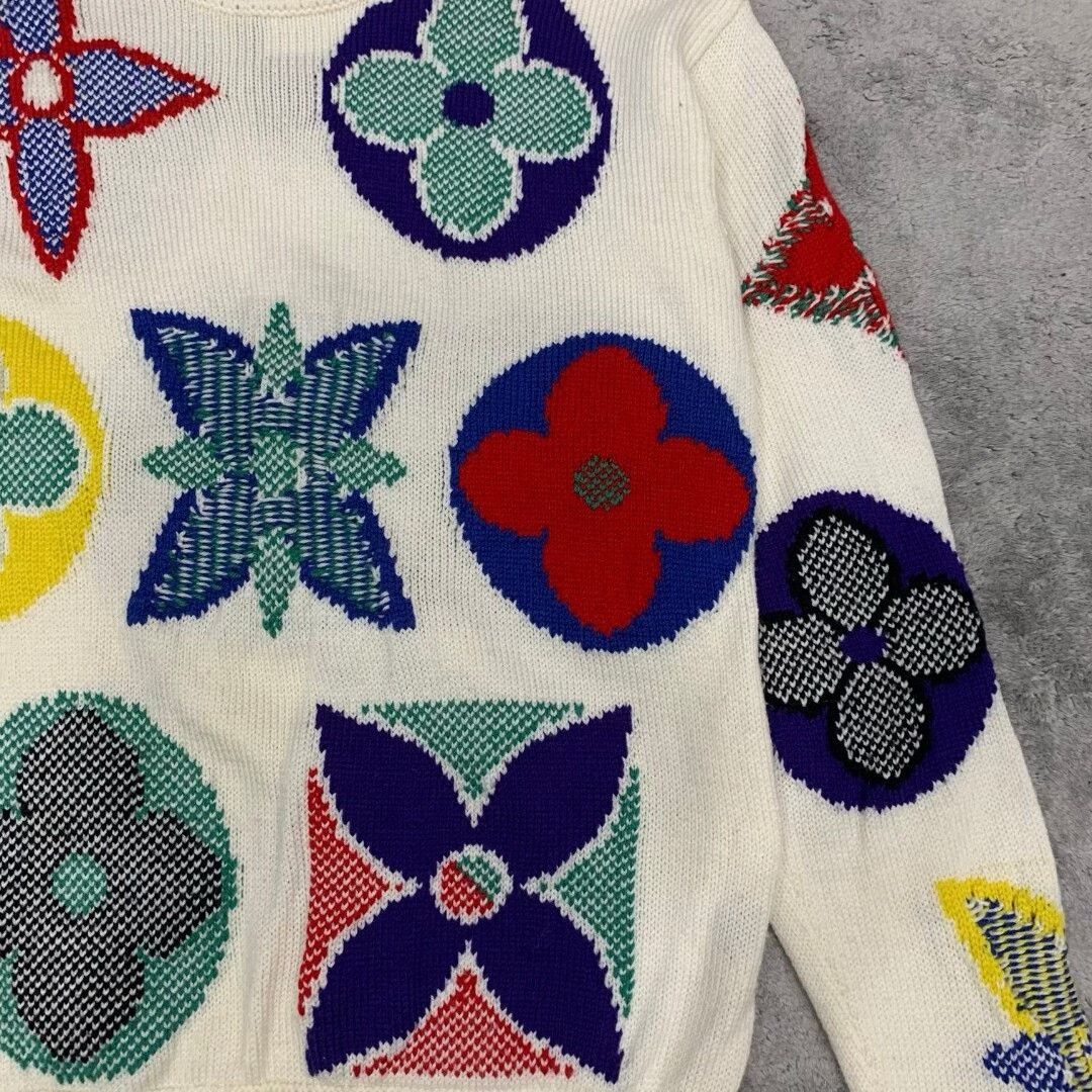 Louis Vuitton louis vuitton colorful round-neck sweater Size M / US 6-8 / IT 42-44 - 2 Thumbnail