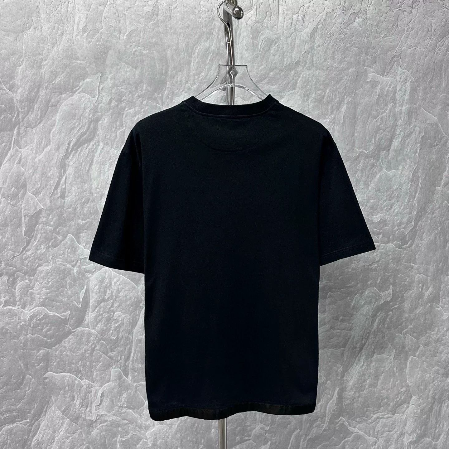 Prada prada black short sleeve tee with pocket Size US L / EU 52-54 / 3 - 4 Thumbnail
