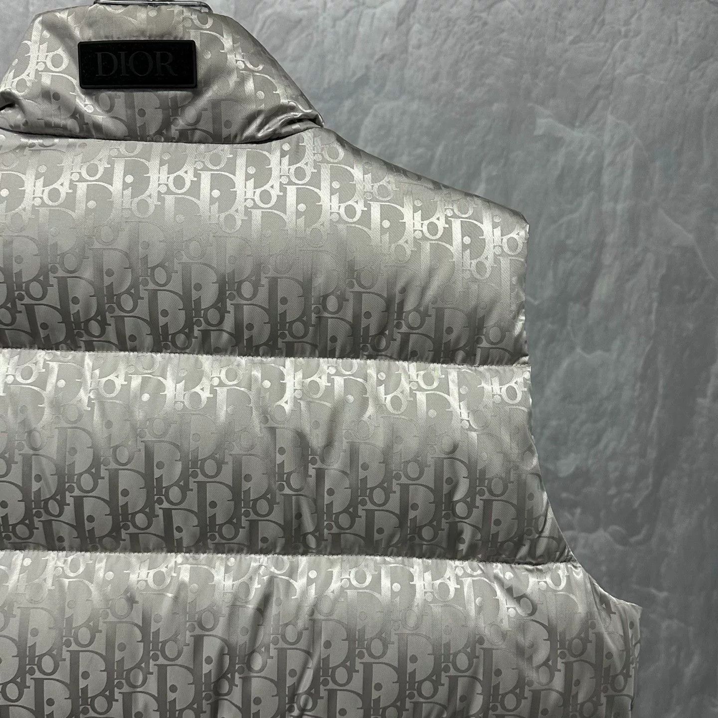 Dior Dior Logo Print Puffer Vest Size 48 Size US L / EU 52-54 / 3 - 3 Thumbnail