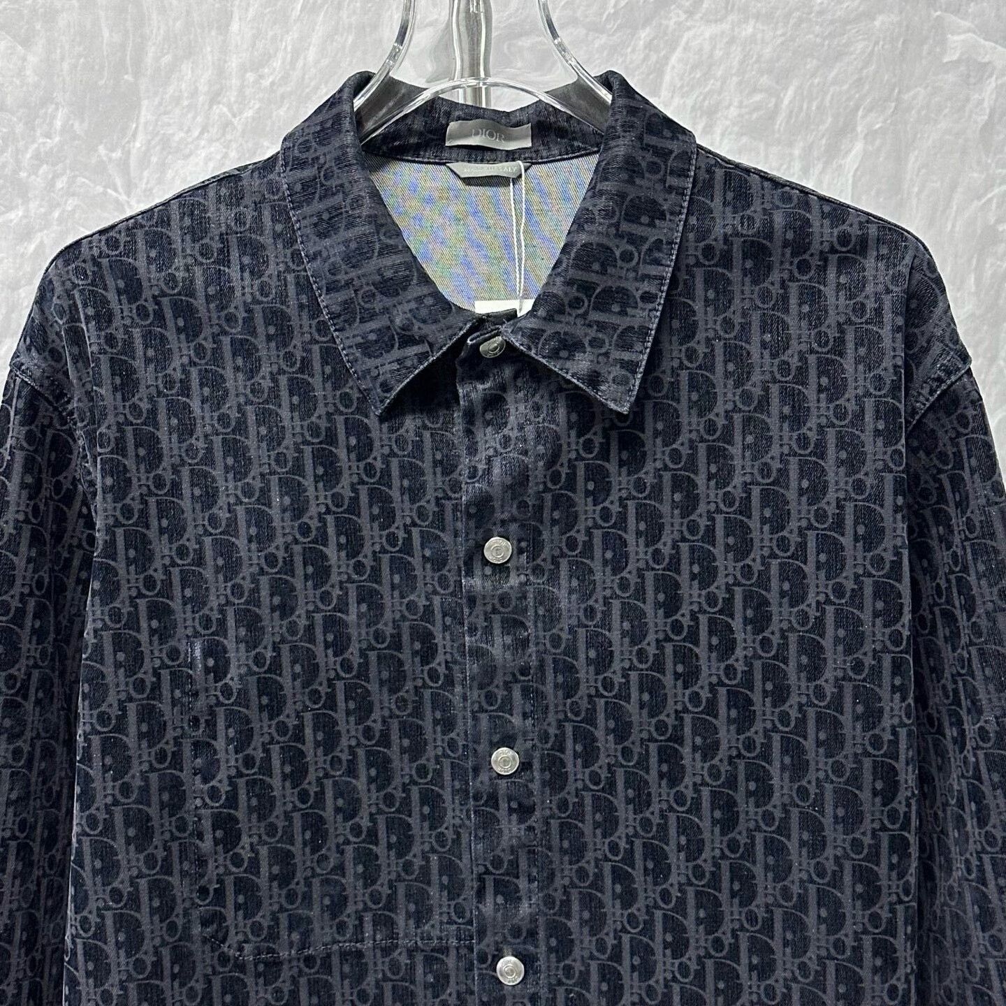 Dior dior patterned plush shirt jacket size 52 Size US L / EU 52-54 / 3 - 2 Thumbnail