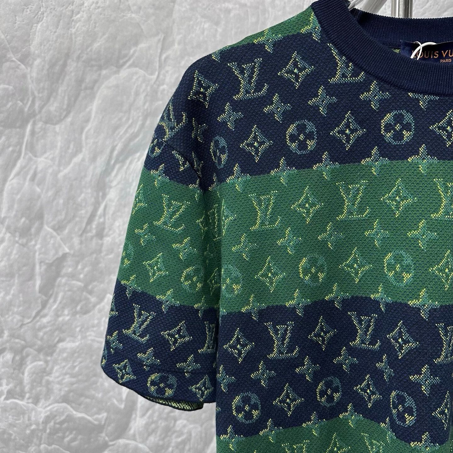 Louis Vuitton louis vuitton ss26 color block knit short sleeve Size US L / EU 52-54 / 3 - 3 Thumbnail