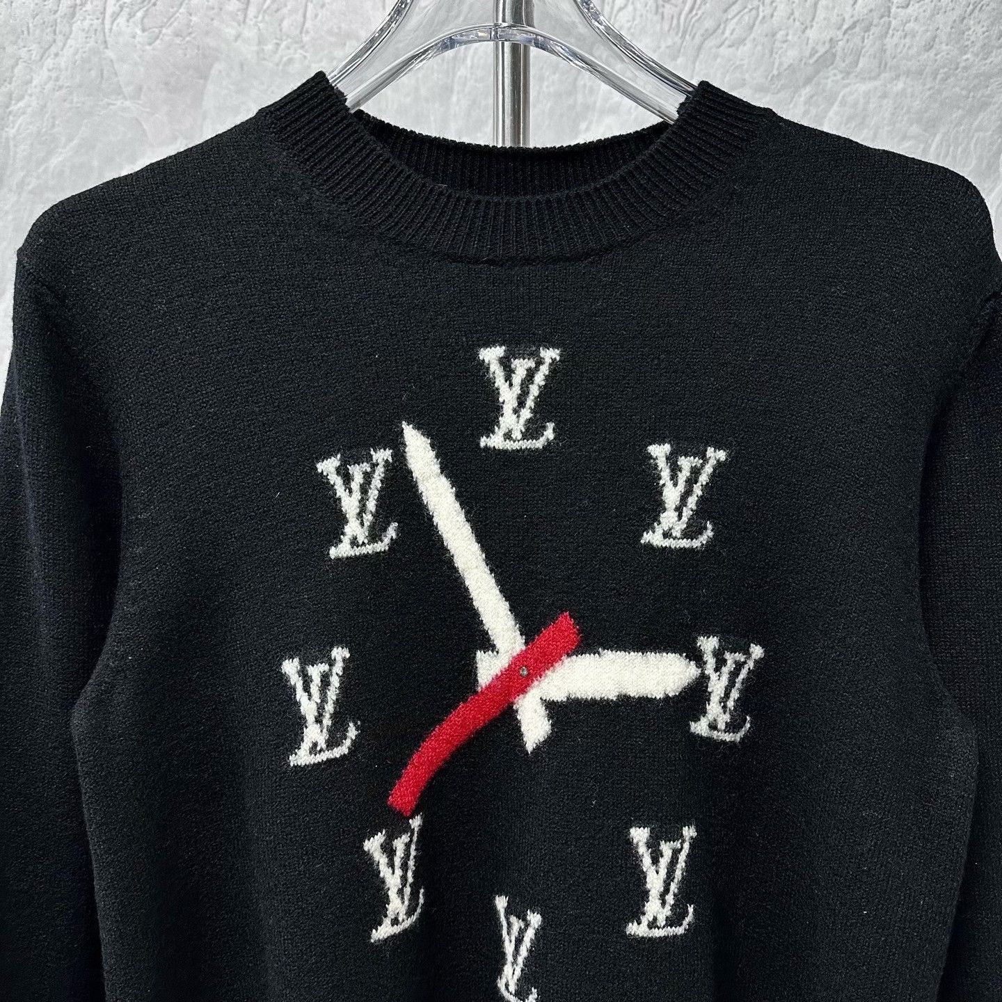 Louis Vuitton luxurious louis vuitton clock sweater black Size US S / EU 44-46 / 1 - 2 Thumbnail