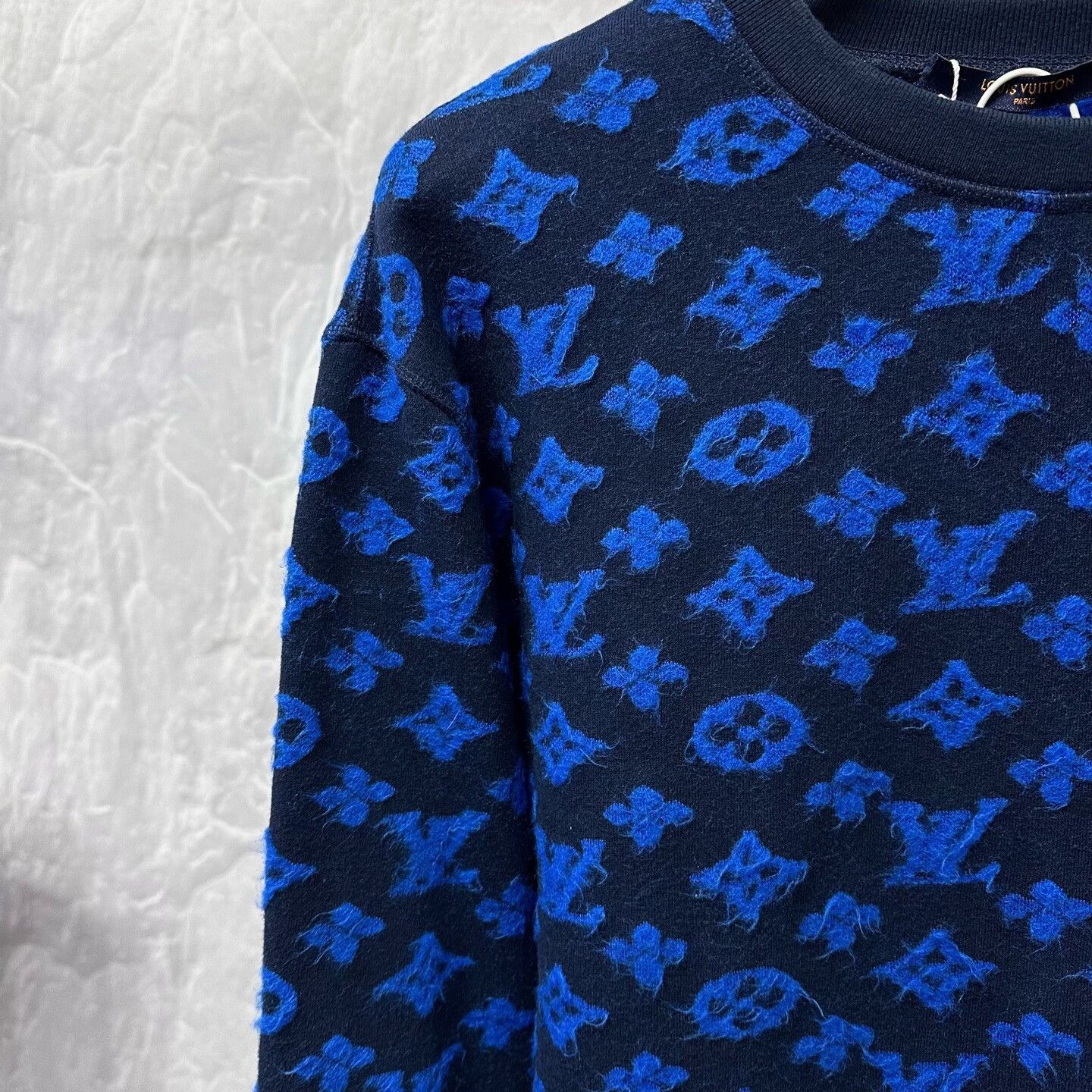 Louis Vuitton louis vuitton blue logo crewneck sweatshirt Size US L / EU 52-54 / 3 - 3 Thumbnail