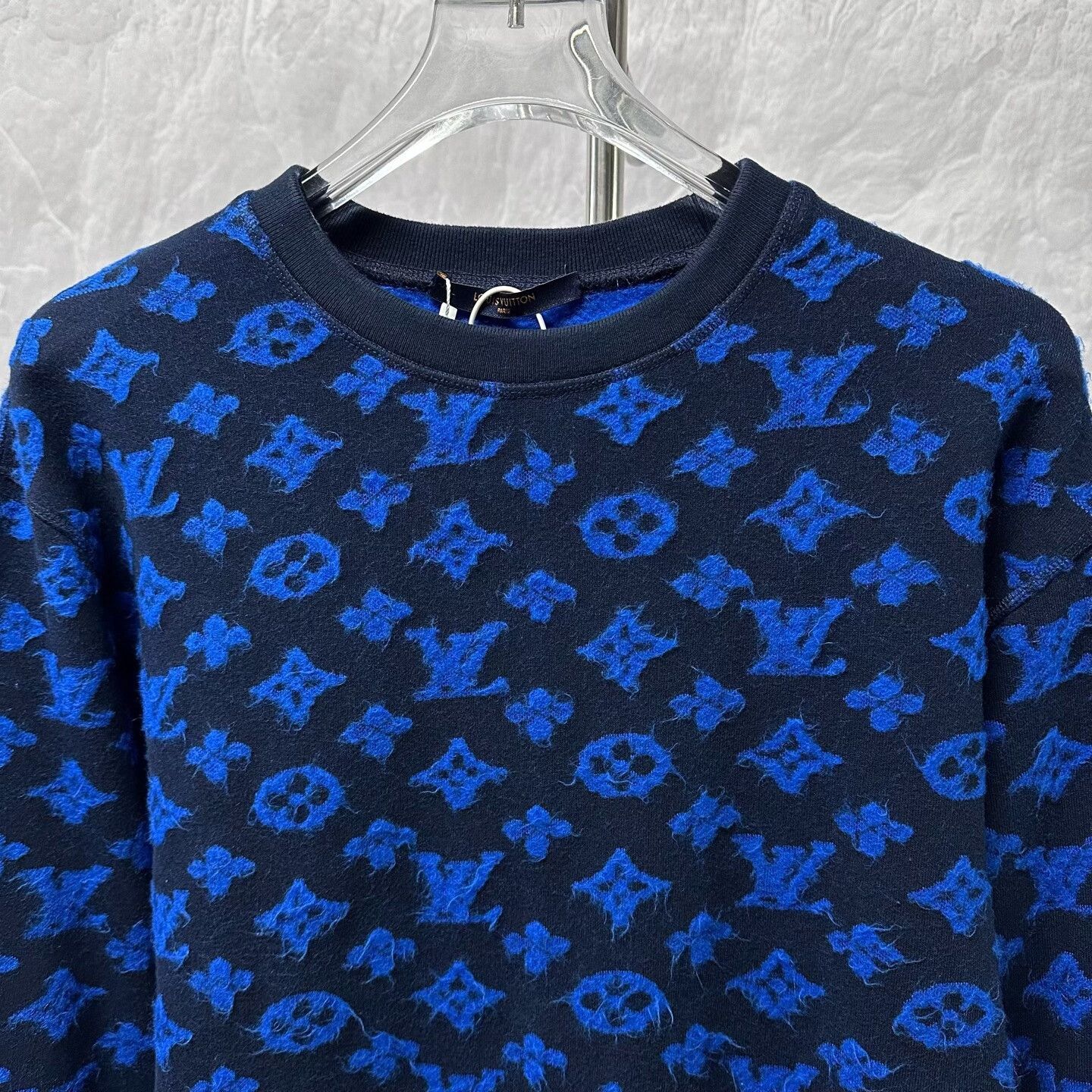 Louis Vuitton louis vuitton blue logo crewneck sweatshirt Size US L / EU 52-54 / 3 - 2 Thumbnail
