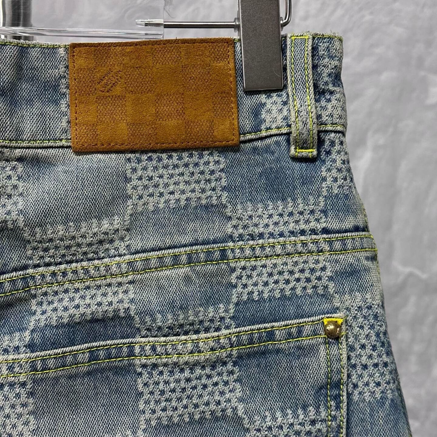 Louis Vuitton louis vuitton checkered denim pants size 30 Size US 30 / EU 46 - 3 Thumbnail