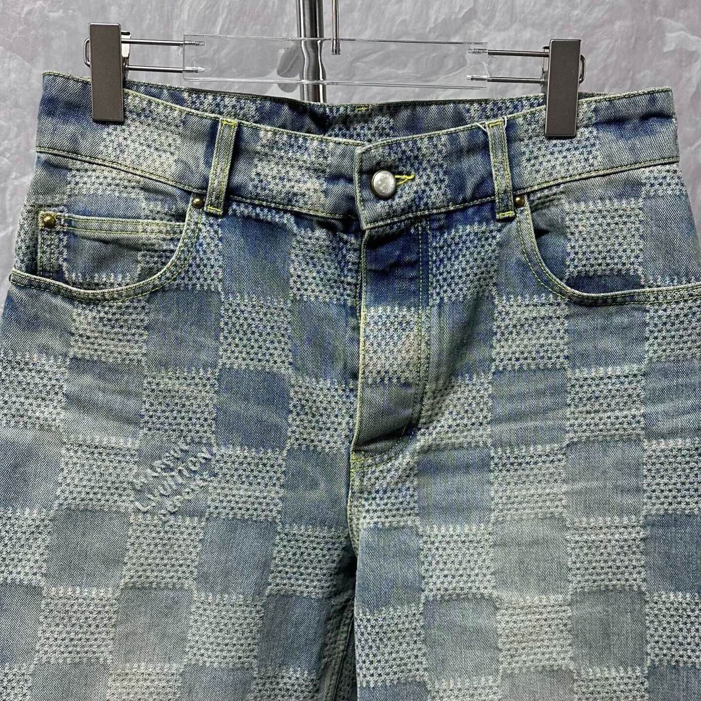 Louis Vuitton louis vuitton checkered denim pants size 30 Size US 30 / EU 46 - 2 Thumbnail