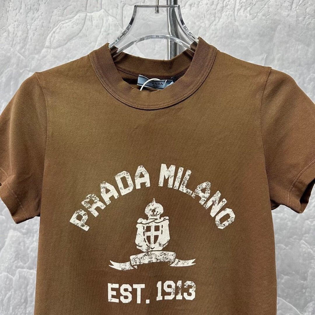 Prada prada vintage logo short sleeve t-shirt Size XS / US 0-2 / IT 36-38 - 2 Thumbnail