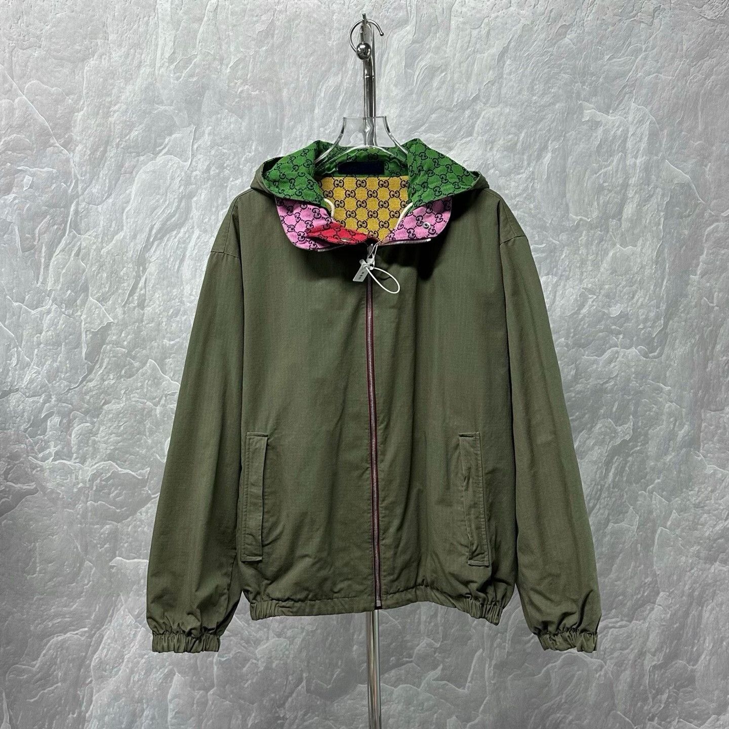 Gucci gucci double g print hooded jacket Size US M / EU 48-50 / 2 - 3 Thumbnail