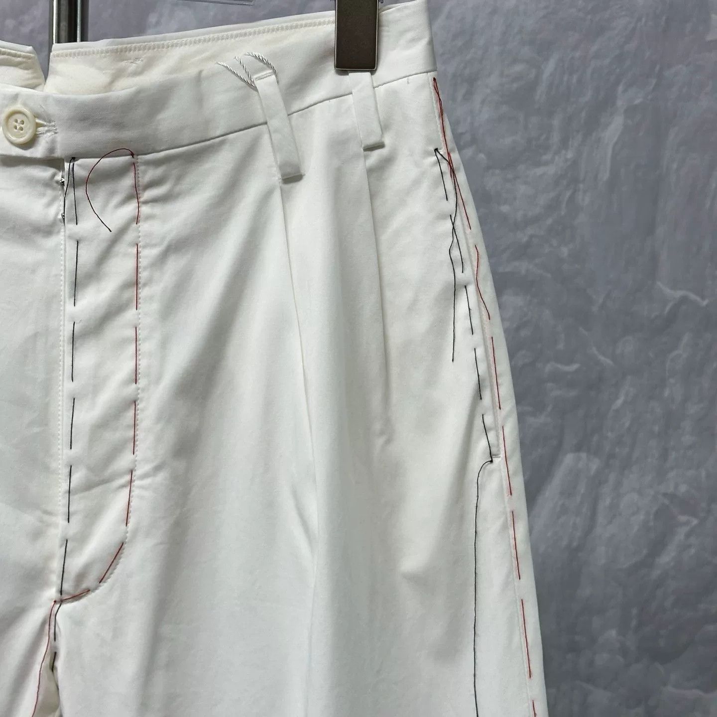 Maison Margiela Maison Margiela White Stitch Denim Trousers Size US 28 / EU 44 - 3 Thumbnail