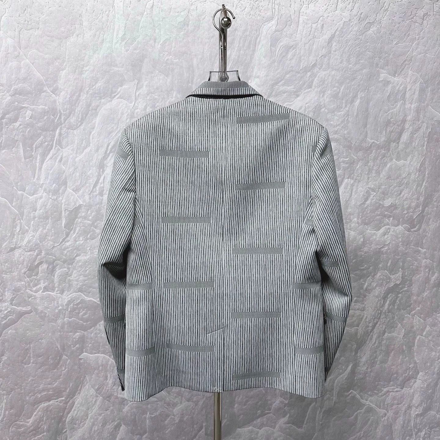 Louis Vuitton louis vuitton striped wool suit jacket Size US L / EU 52-54 / 3 - 4 Thumbnail