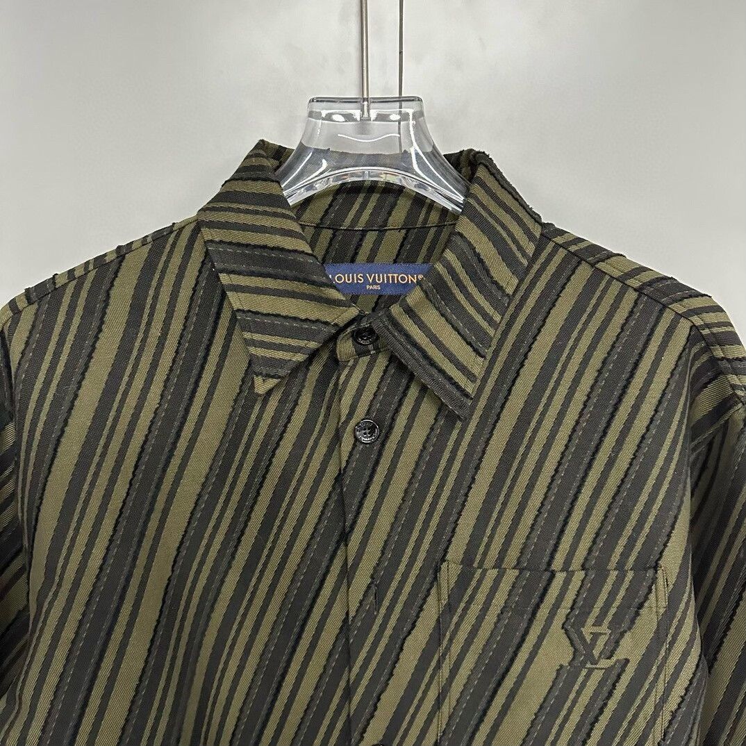 Louis Vuitton lv louis vuitton black yellow striped shirt Size US M / EU 48-50 / 2 - 2 Thumbnail