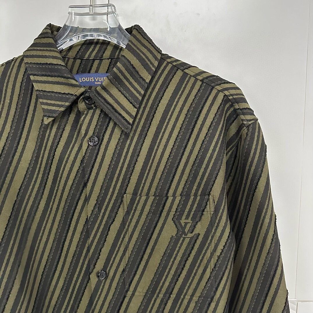 Louis Vuitton lv louis vuitton black yellow striped shirt Size US M / EU 48-50 / 2 - 3 Thumbnail