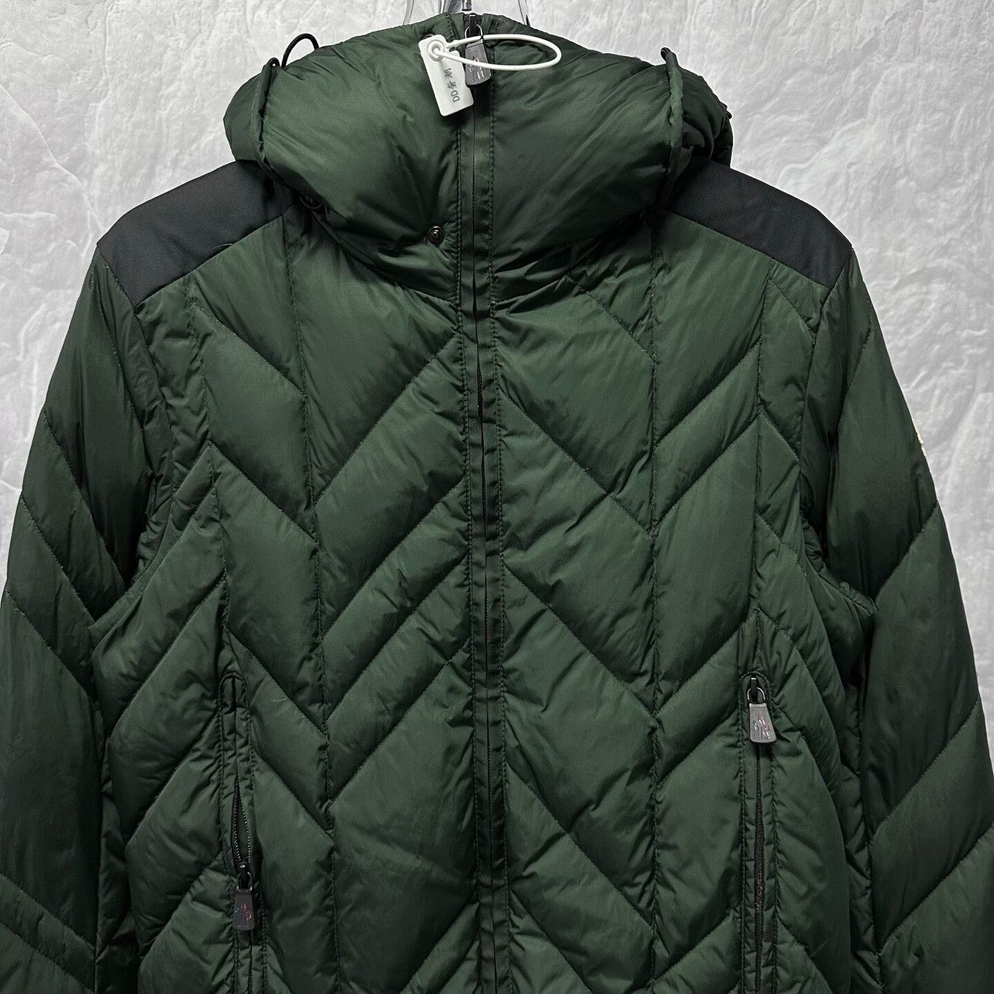 Moncler moncler green hooded down jacket Size US M / EU 48-50 / 2 - 2 Thumbnail