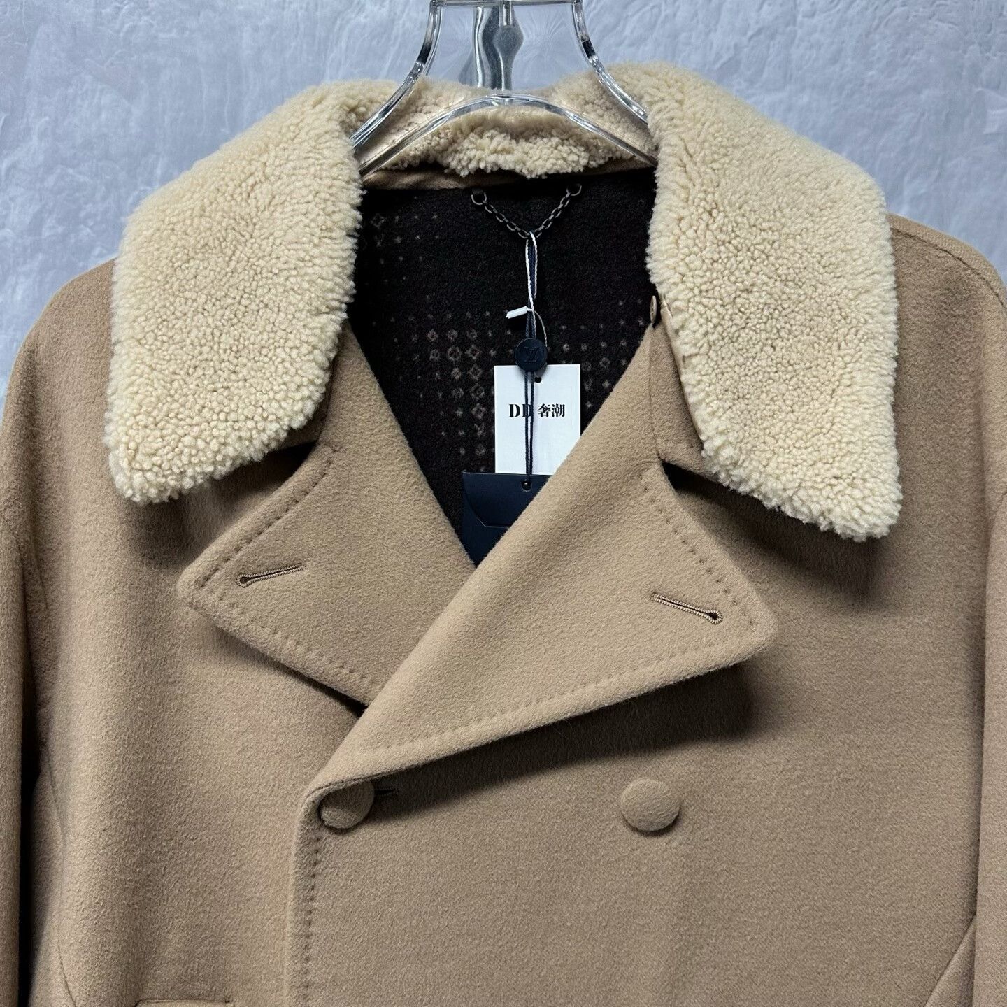 Louis Vuitton louis vuitton double-breasted wool coat Size US XL / EU 56 / 4 - 2 Thumbnail