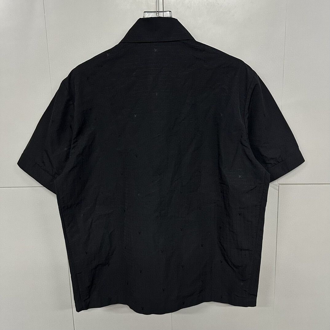 Louis Vuitton louis vuitton black embroidered logo shirt jacket Size US L / EU 52-54 / 3 - 5 Thumbnail