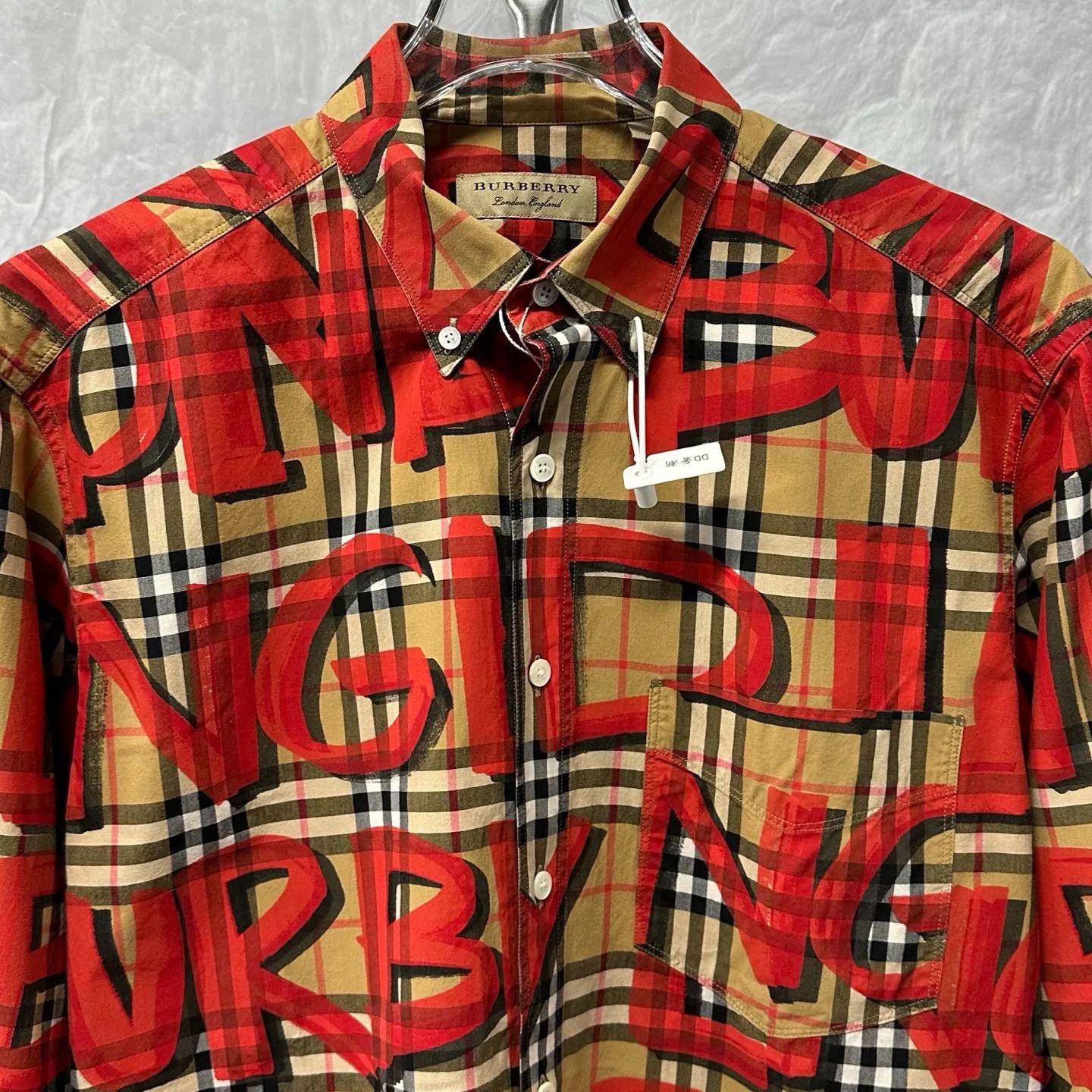 Burberry burberry graffiti print long sleeve shirt Size US M / EU 48-50 / 2 - 2 Thumbnail