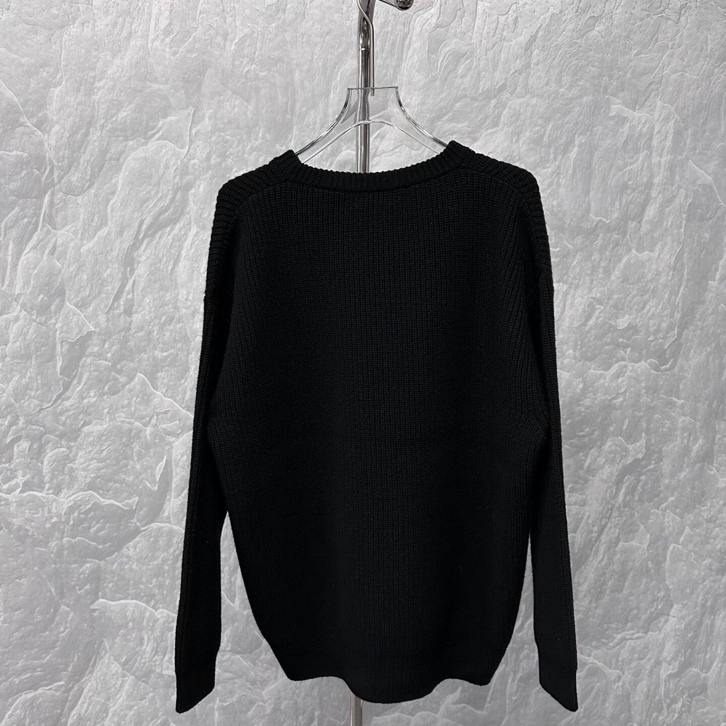 Celine black celine wool sweater with embroidery Size S / US 4 / IT 40 - 4 Thumbnail