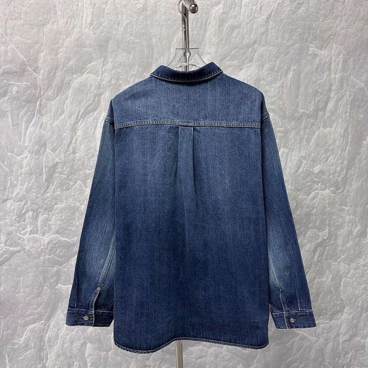 Dior dior embroidered denim shirt jacket Size US L / EU 52-54 / 3 - 4 Thumbnail