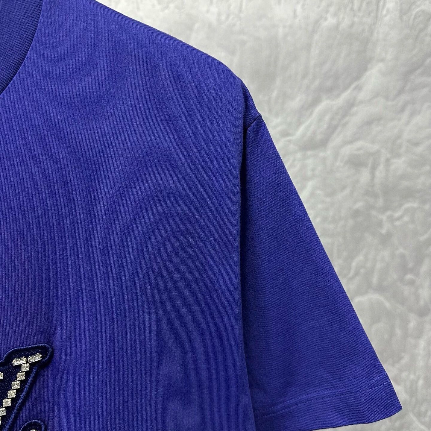 Louis Vuitton louis vuitton ss25 crystal embroidered logo tee Size US XXL / EU 58 / 5 - 3 Thumbnail