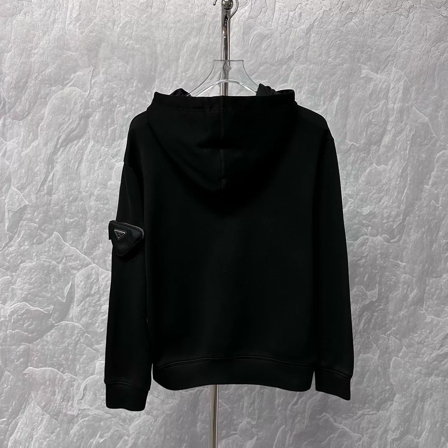 Prada prada black hoodie with tag XS size Size XS / US 0-2 / IT 36-38 - 4 Thumbnail