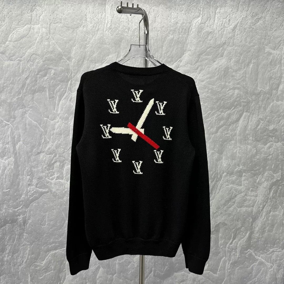 Louis Vuitton louis vuitton clock design black sweater Size US L / EU 52-54 / 3 - 3 Thumbnail