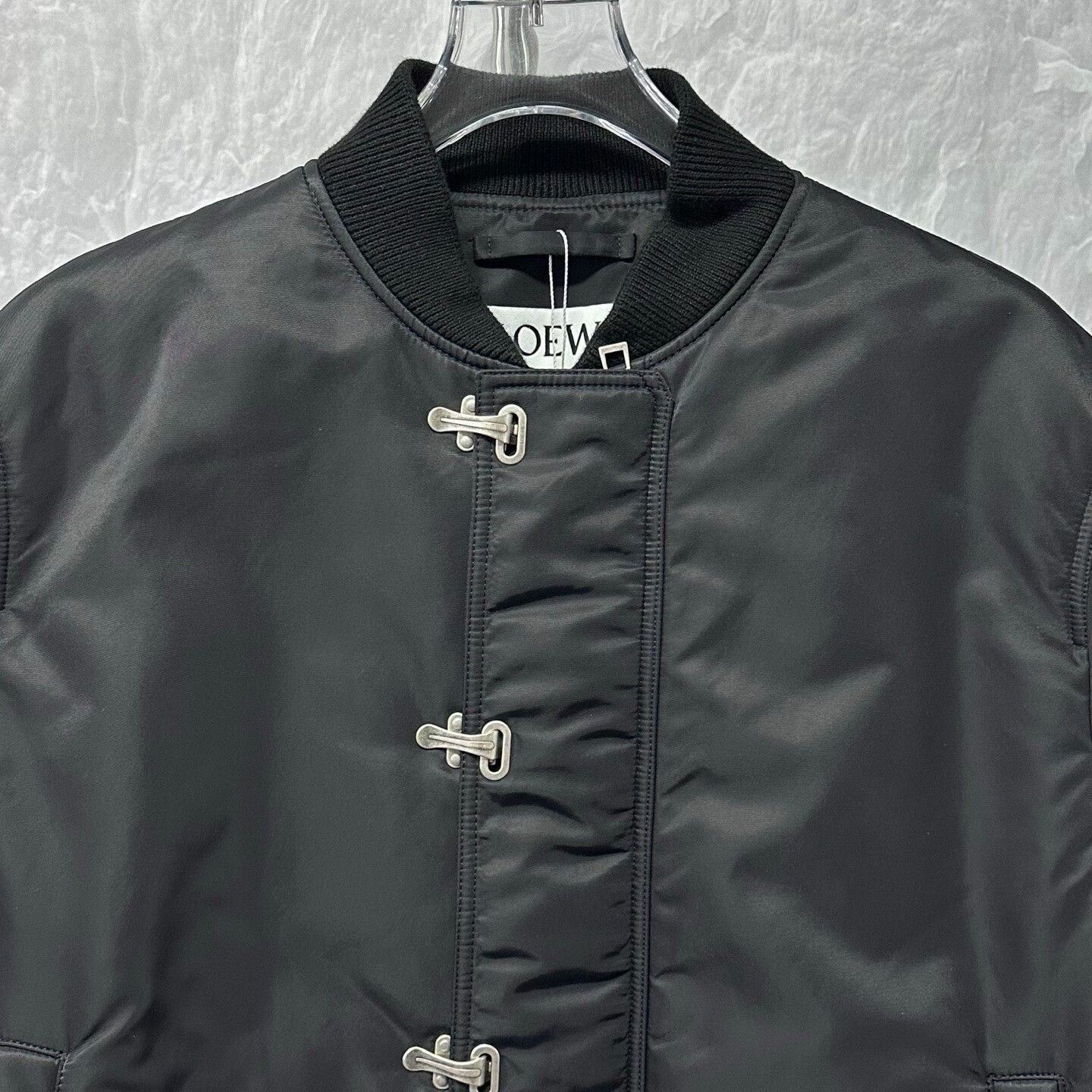 Loewe new LOEWE black cotton outerwear jacket Size US L / EU 52-54 / 3 - 2 Thumbnail