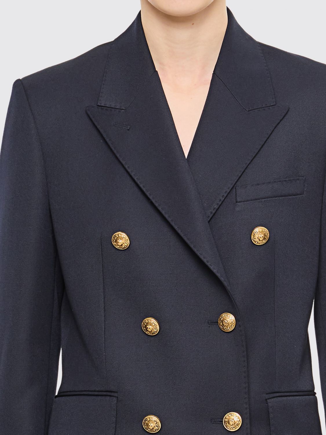 Golden Goose Golden Goose Jacket Woman Blue Size L / US 10 / IT 46 - 4 Thumbnail