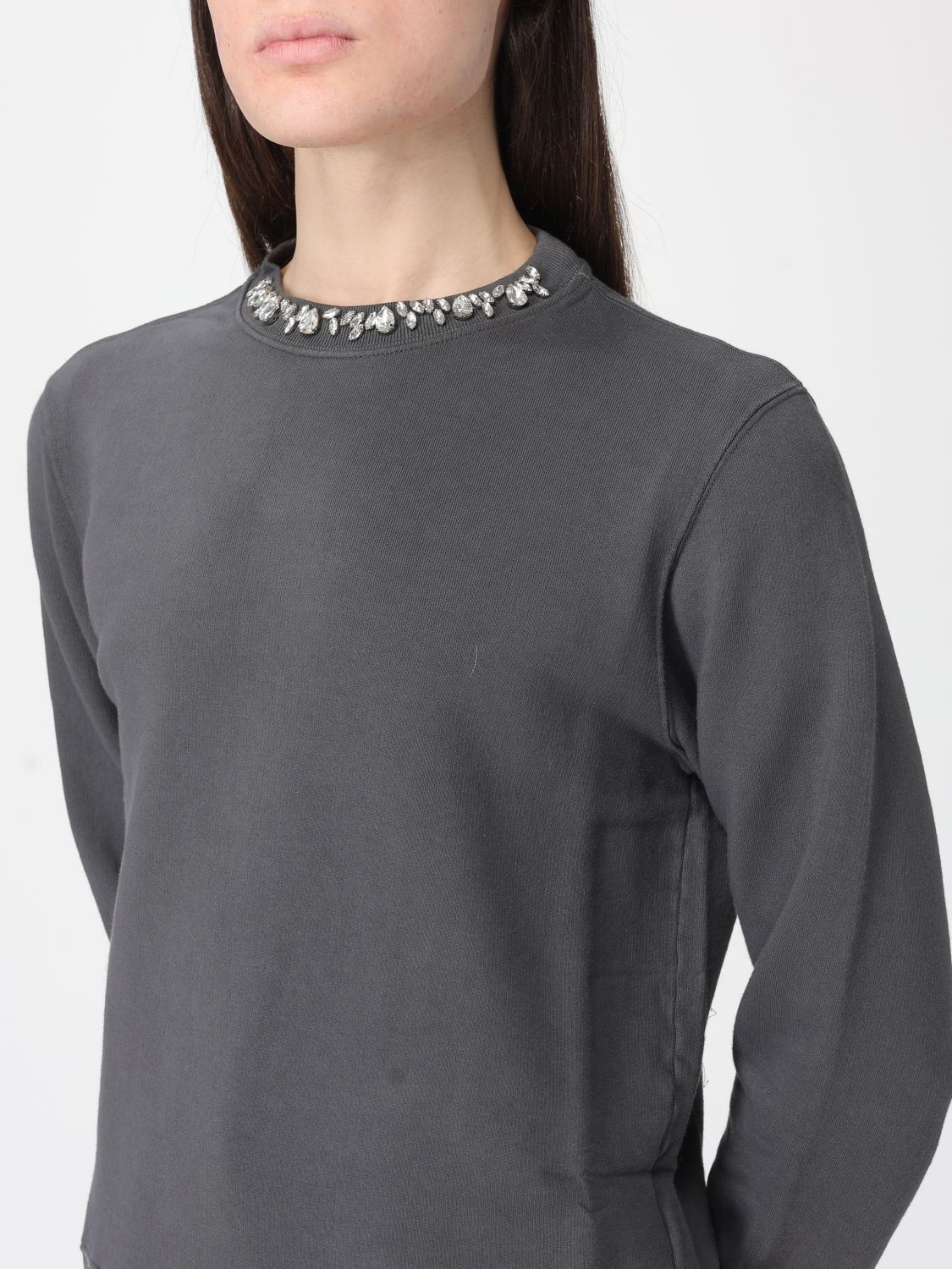 Golden Goose Golden Goose Sweatshirt Woman Grey Size M / US 6-8 / IT 42-44 - 3 Thumbnail