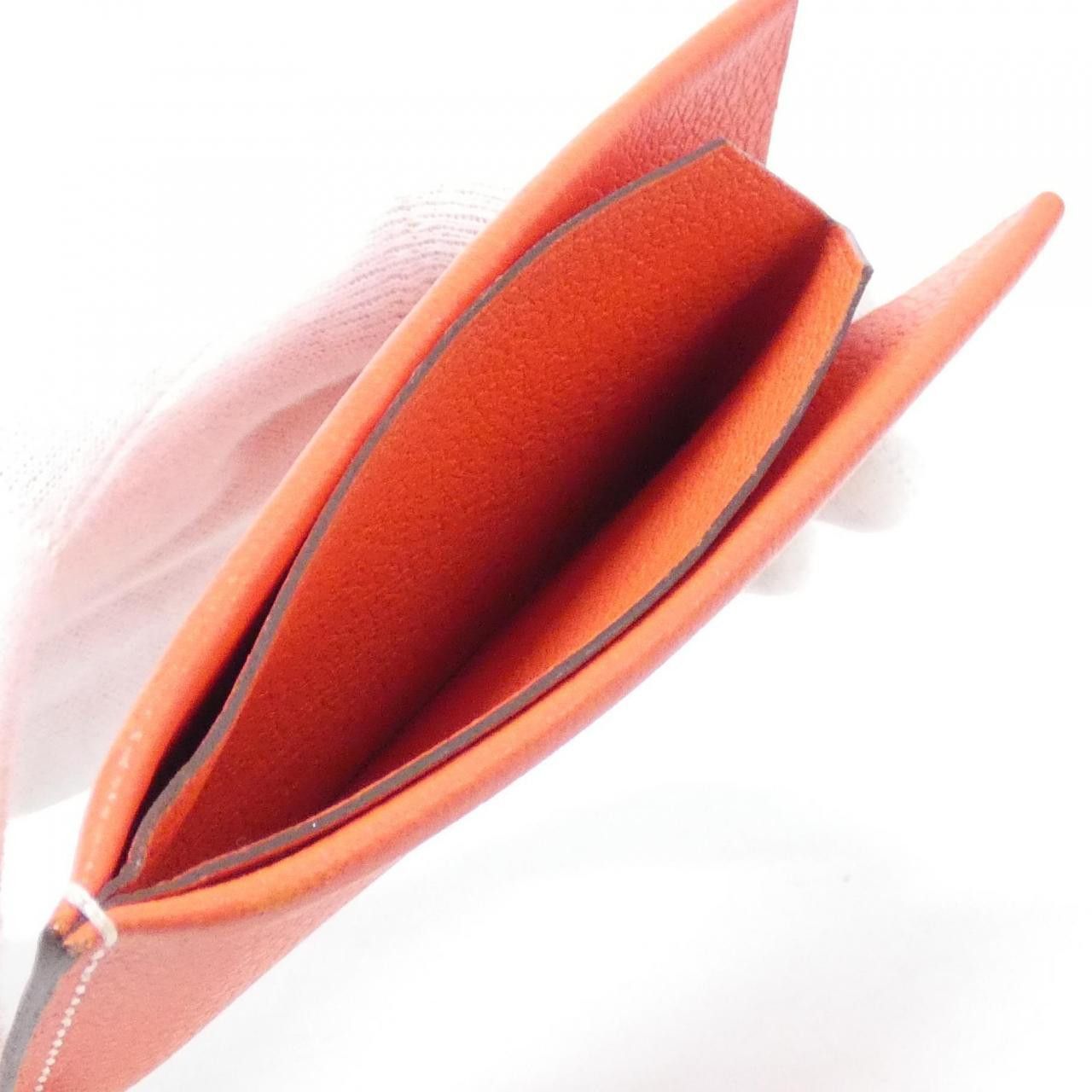 Hermes Hermes Hermès H Sellier Evercolor Card Case Leather Card Case DUTY FREE for USA Size ONE SIZE - 5 Thumbnail