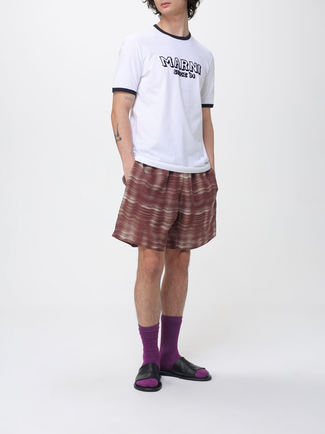Marni Marni T-Shirt Men White Size US M / EU 48-50 / 2 - 2 Thumbnail