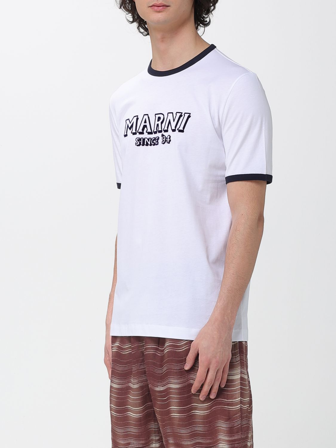 Marni Marni T-Shirt Men White Size US XL / EU 56 / 4 - 4 Thumbnail