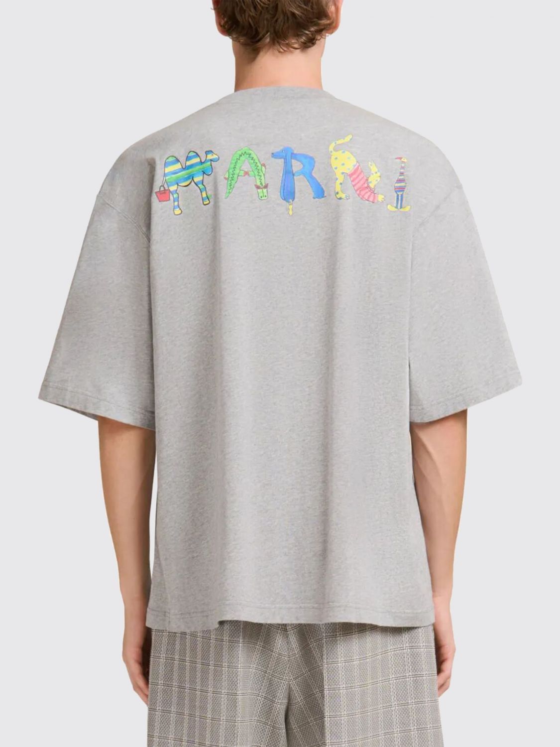 Marni Marni T-Shirt Men Grey Size US M / EU 48-50 / 2 - 3 Thumbnail