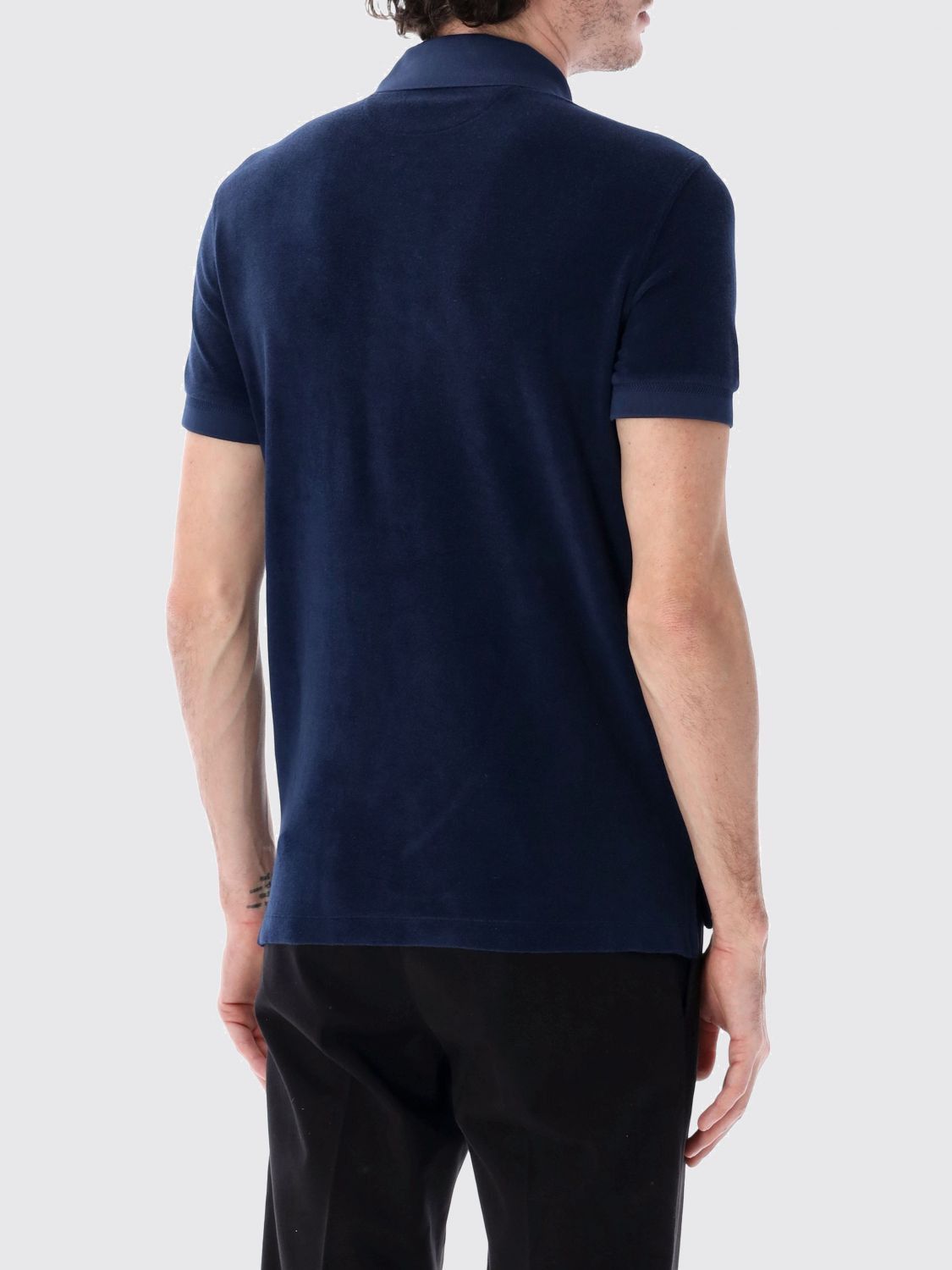 Tom Ford Tom Ford Polo Shirt Men Blue Size US XXL / EU 58 / 5 - 2 Thumbnail