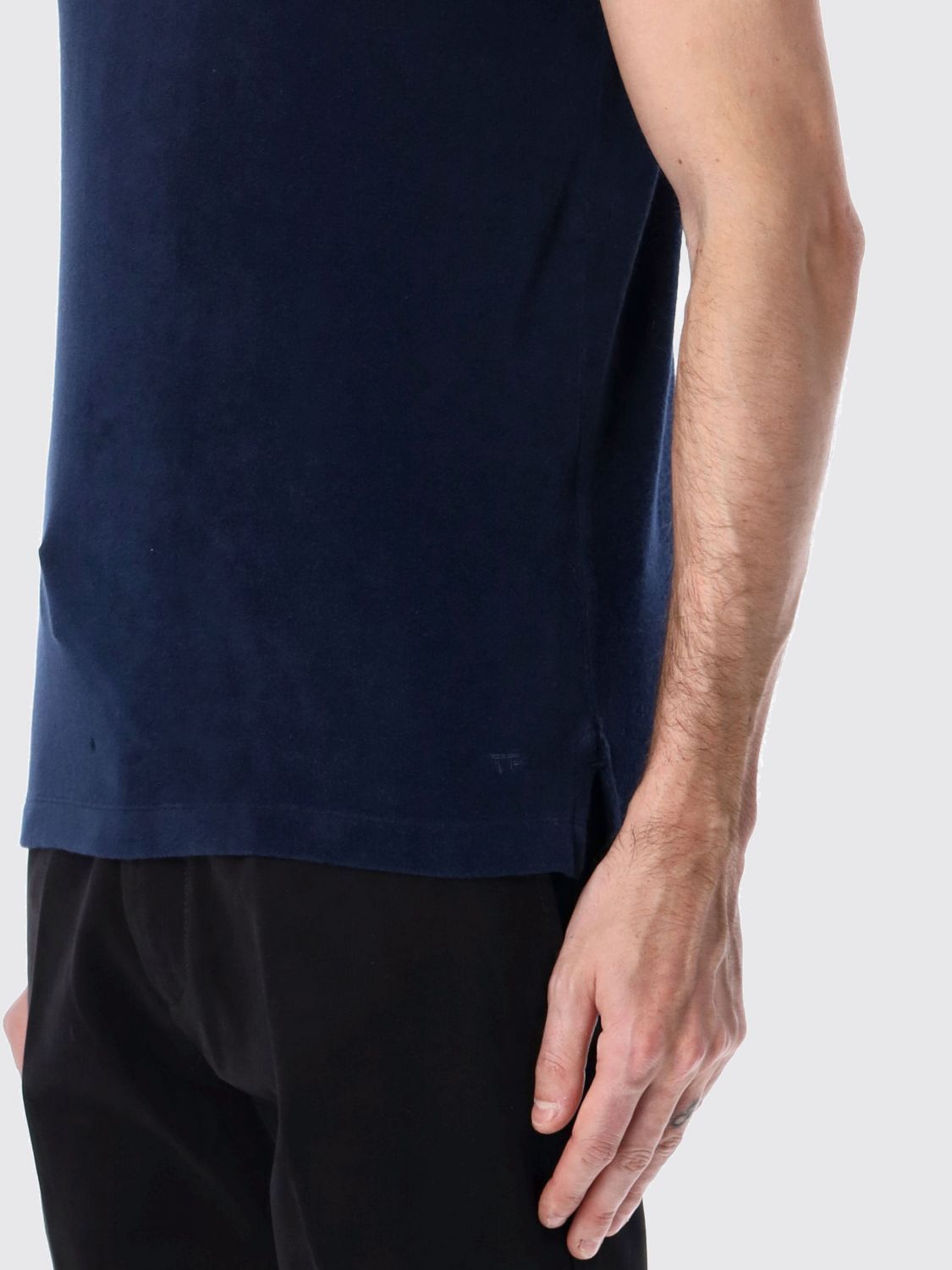 Tom Ford Tom Ford Polo Shirt Men Blue Size US XXL / EU 58 / 5 - 3 Thumbnail