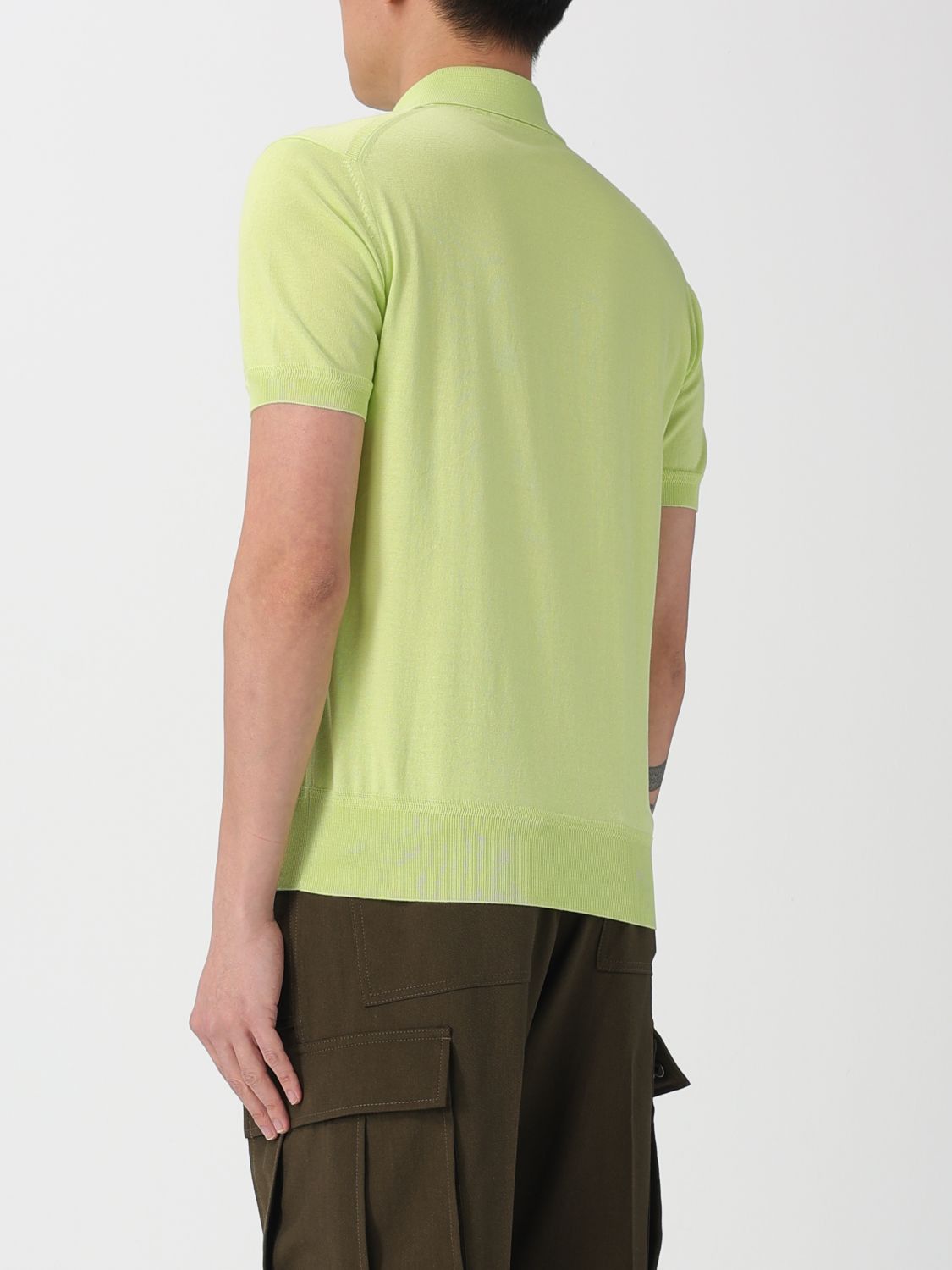 Tom Ford Tom Ford Polo Shirt Men Acid Green Size US L / EU 52-54 / 3 - 3 Thumbnail