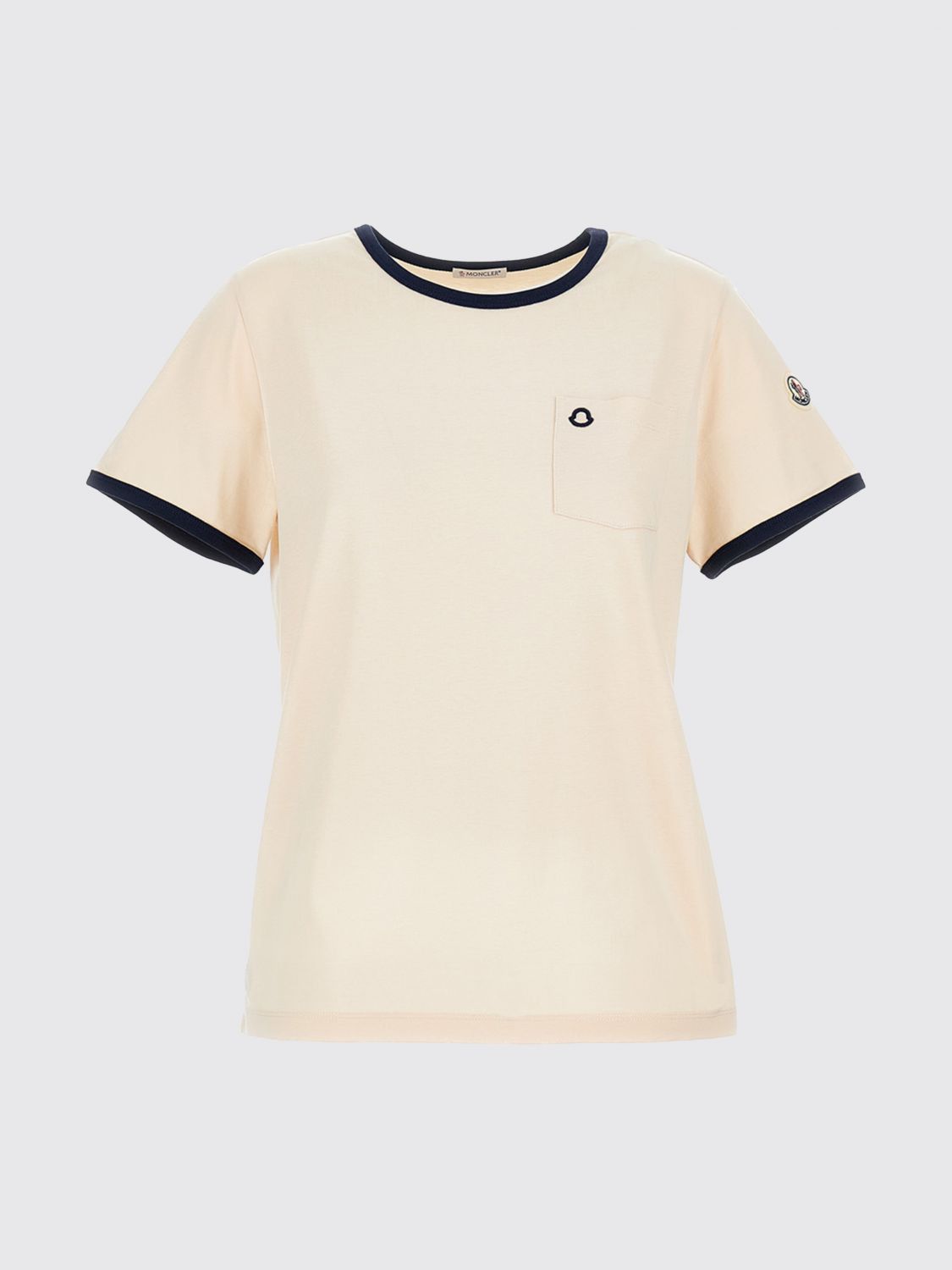 Moncler Moncler T-Shirt Woman White Size L / US 10 / IT 46 - 3 Thumbnail