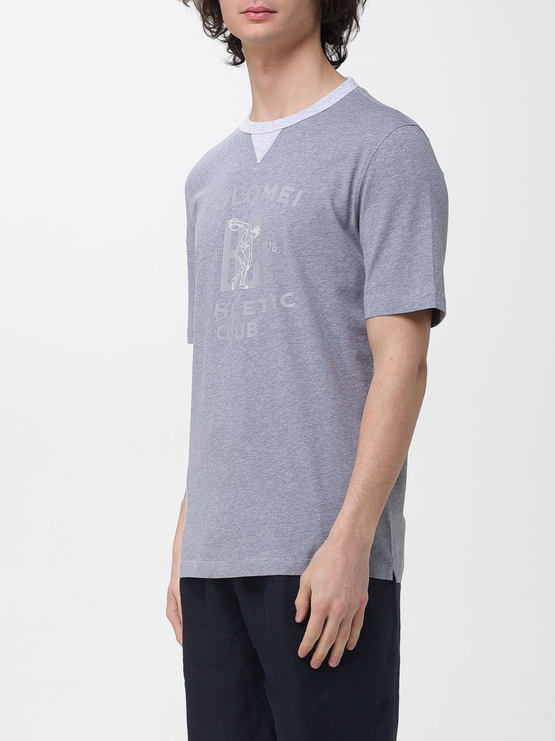 Brunello Cucinelli Brunello Cucinelli T-Shirt Men Grey Size US L / EU 52-54 / 3 - 4 Thumbnail