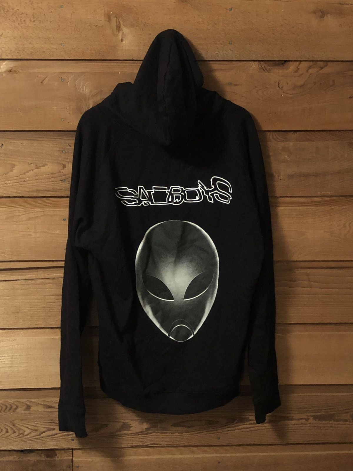 ALIEN RHINESTONE HOODIE (BLACK) – Yung Lean & Sad Boys Official