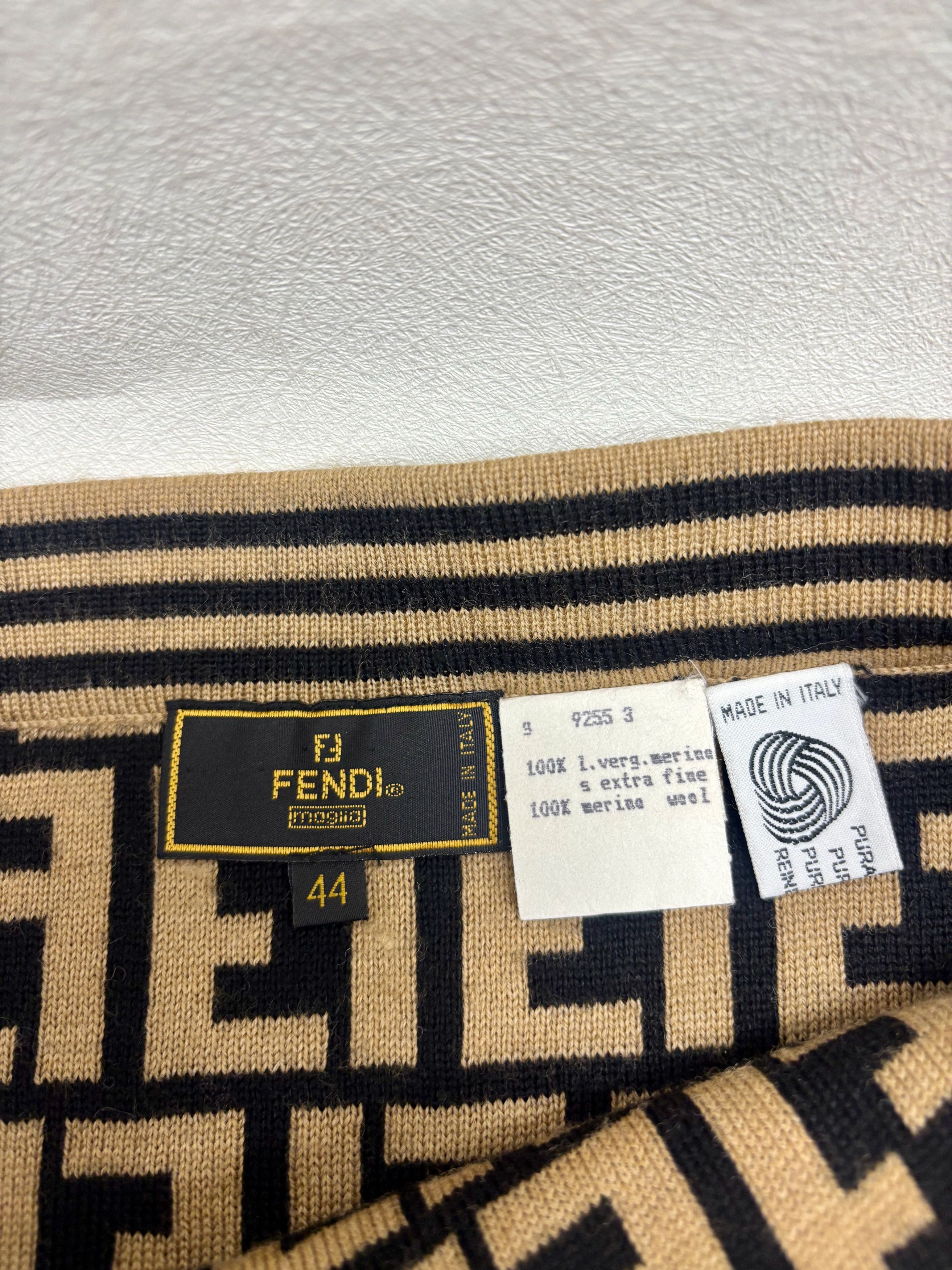 Fendi Jupe laine Zucca Size ONE SIZE - 4 Thumbnail