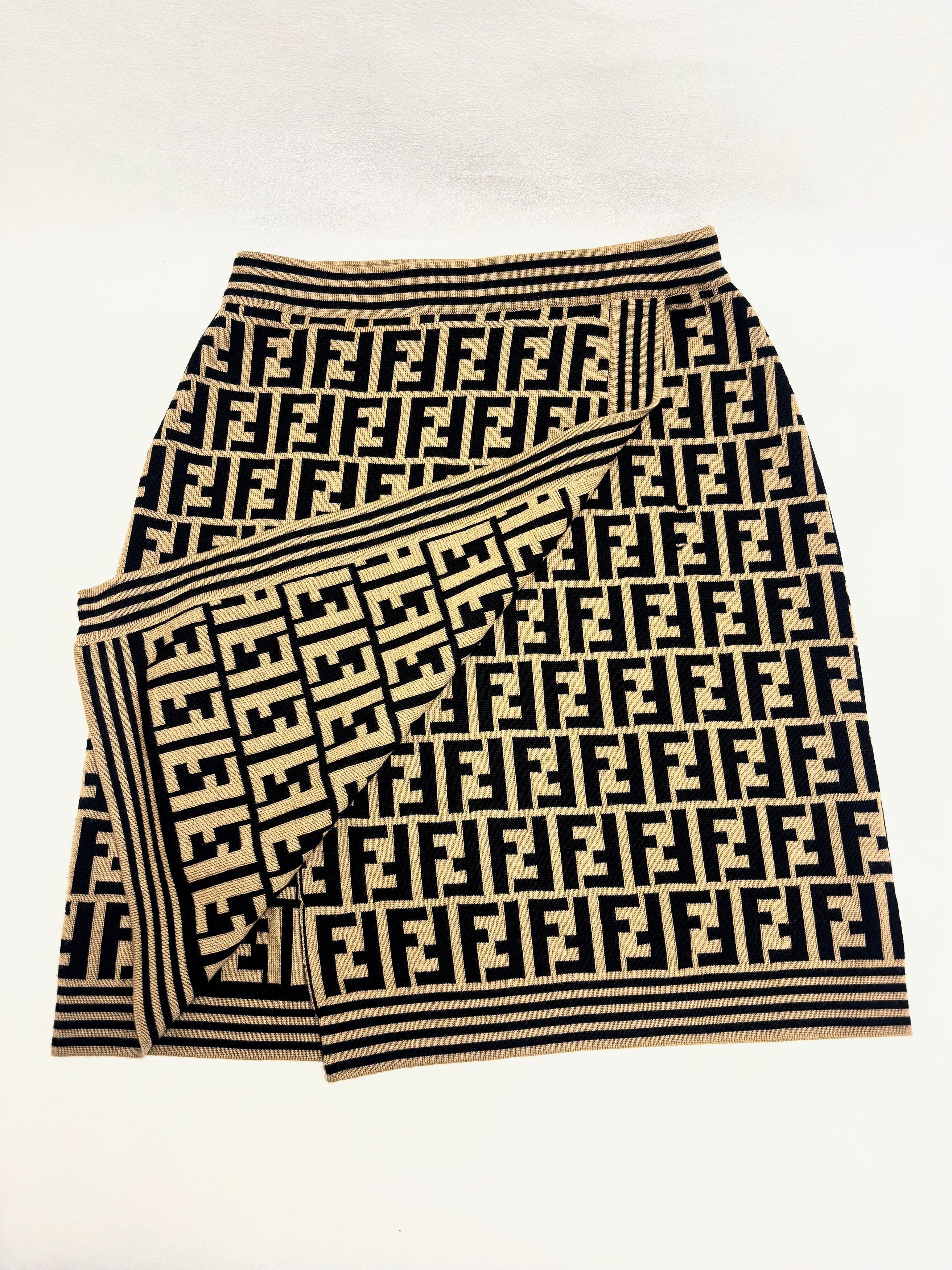 Fendi Jupe laine Zucca Size ONE SIZE - 5 Thumbnail