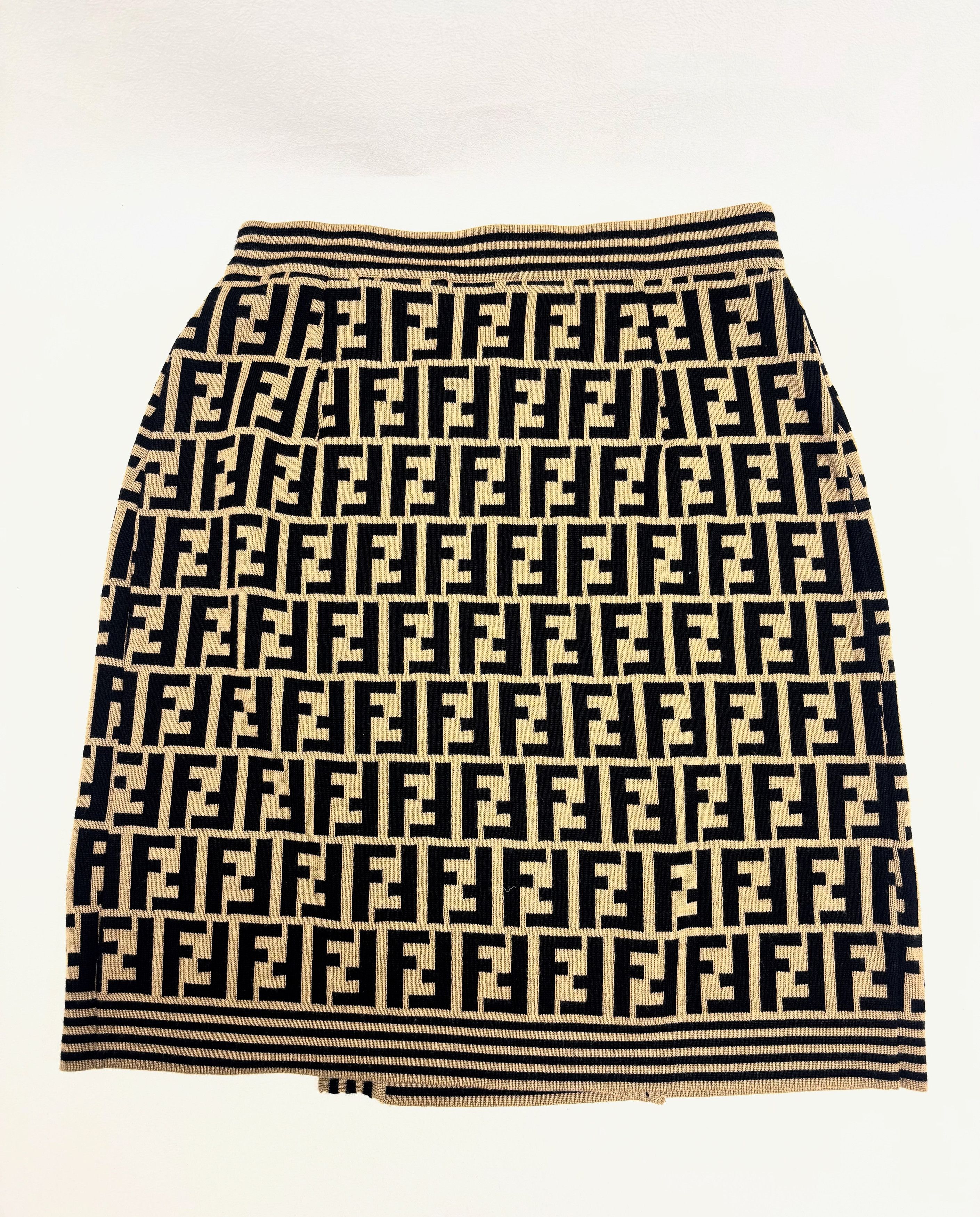 Fendi Jupe laine Zucca Size ONE SIZE - 3 Thumbnail