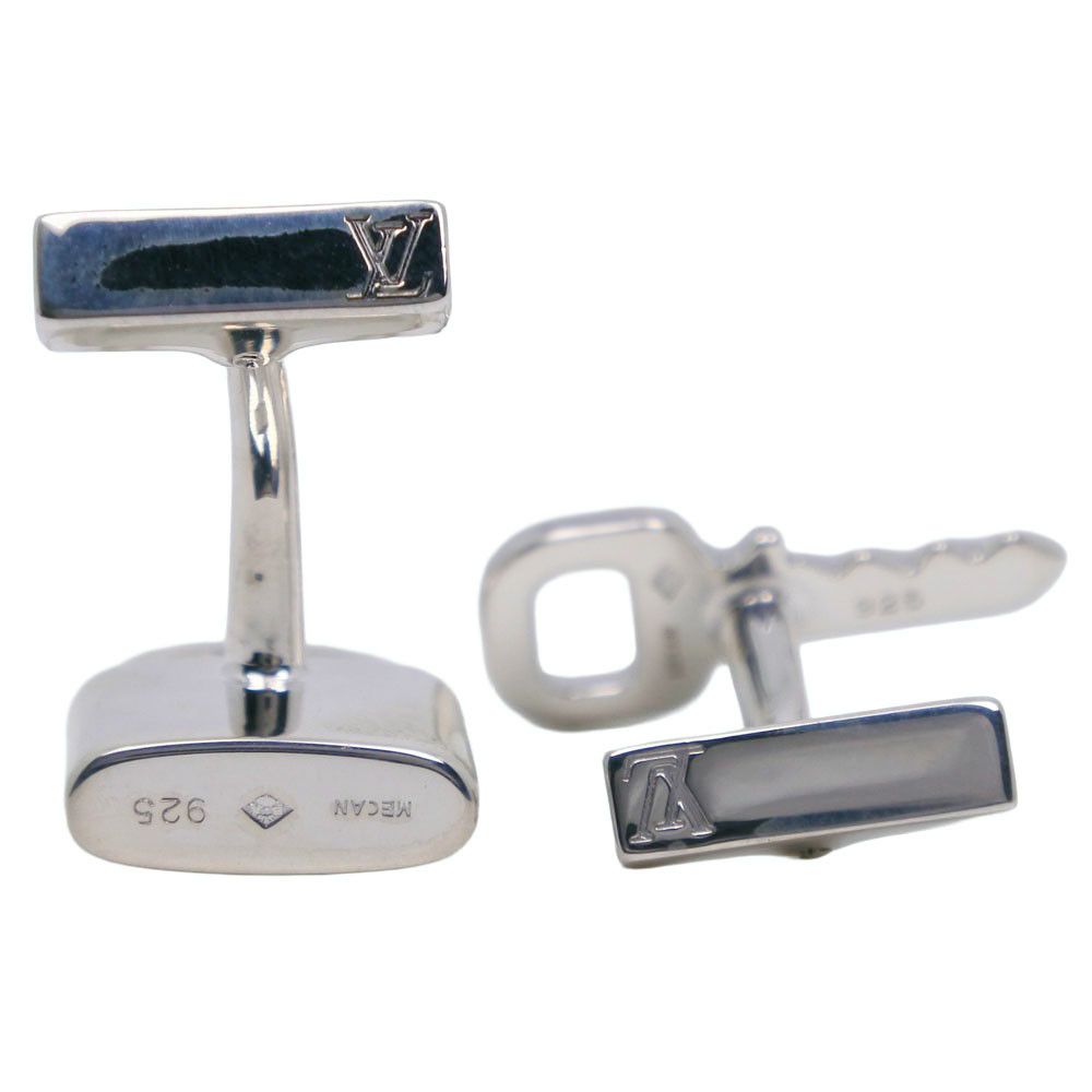 Louis Vuitton Louis Vuitton Louis Vuitton Boutons de Manchette Cadenas et Clé Silver 925 Cufflinks Precious Metal Cufflinks M64600 DUTY FREE for USA Size ONE SIZE - 4 Thumbnail