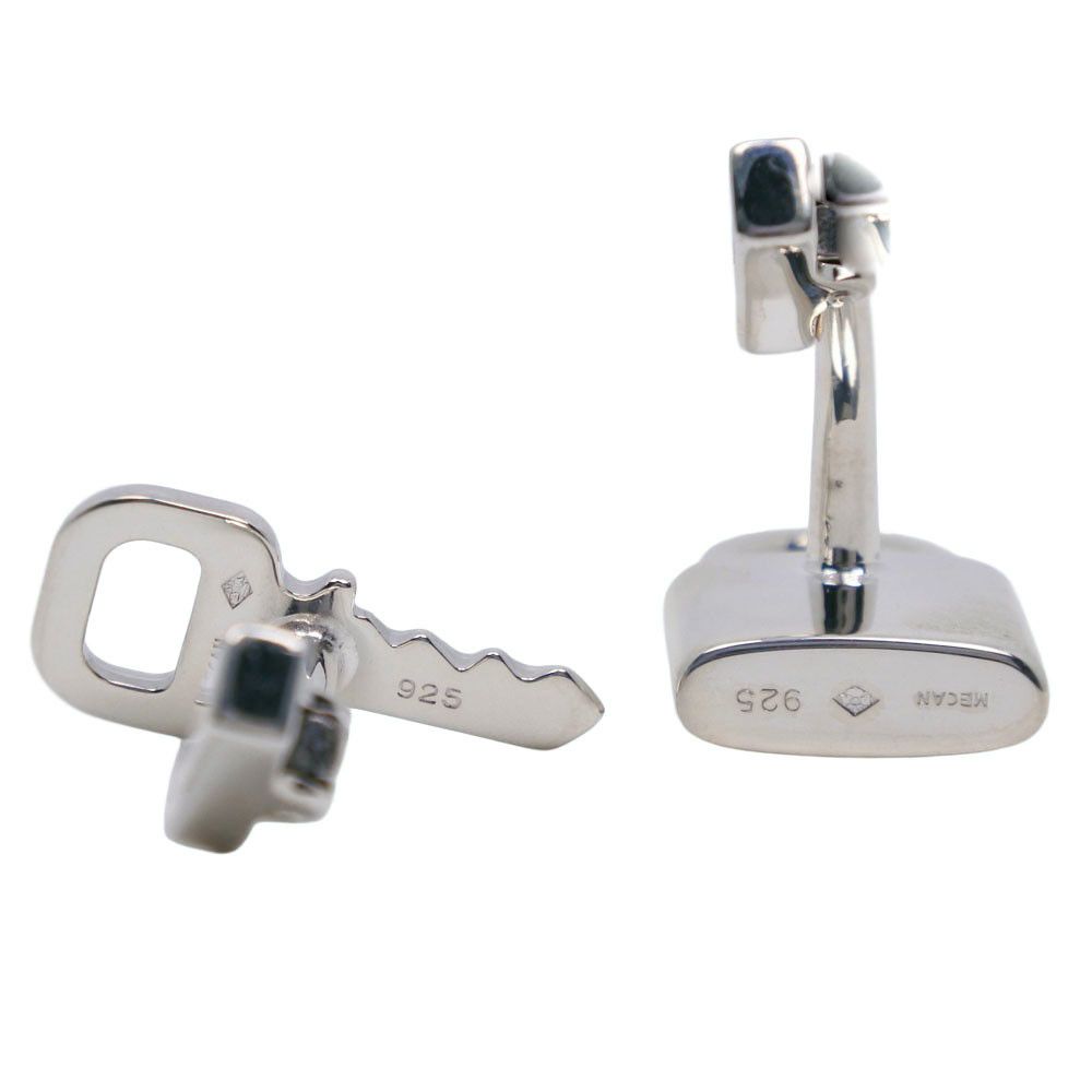 Louis Vuitton Louis Vuitton Louis Vuitton Boutons de Manchette Cadenas et Clé Silver 925 Cufflinks Precious Metal Cufflinks M64600 DUTY FREE for USA Size ONE SIZE - 5 Thumbnail